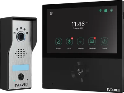 Zdjęcie produktu dla Evolveo DoorPhone DPAHD7B, 17,8 cm (7"), LCD, 2 MP, 1920 x 1080 px, 1080p, 70°