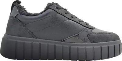 Imagen del producto de Zapatos deportivos de cordones negros para mujer, marca Bagatt, ideales para el tiempo libre