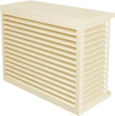 Produktbild von DECOCLIM Aluminium Schutzgehäuse RAL1015 Größe M, Innenmaße: H 835 x W 1050 x D 510-660 mm (Tiefe anpassbar)