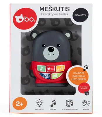 Image de Jouet musical pour bébés - Ours interactif avec sons