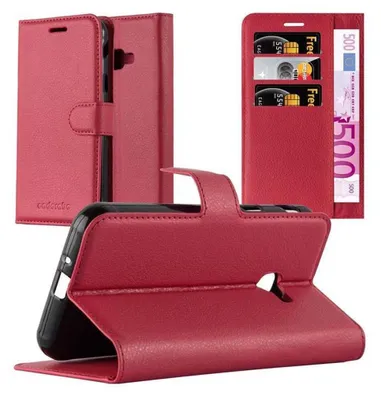 Image de Cadorabo Housse pour Samsung Galaxy XCover 4 / XCover 4s Housse de protection en rouge Housse pour portable Etui Case Cover Fermeture magnétique