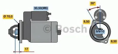 Image de Démarreur BOSCH 0 986 018 570