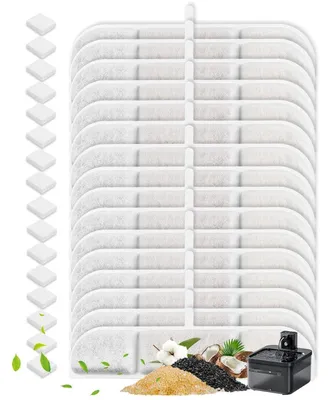 Produktbild von Katzenbrunnen Filter 16+16 Stück für DownyPaws 84oz/2.5L Trinkbrunnen
