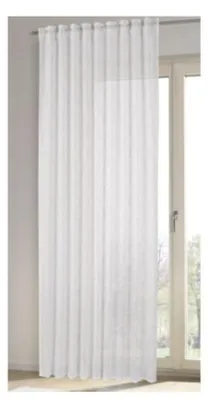 Produktbild von Fertigschal verdeckte Schlaufen "Filiano" - Dekoschal von Albani: 245x135cm / Weiß Größe (HxB): 245x135cm Farbe: Weiß