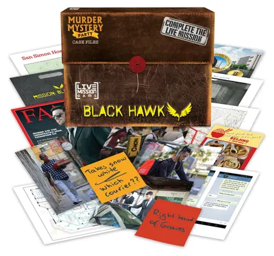 Immagine prodotto di Murder Mystery Party, Mission Blackhawk Live Mission Case File