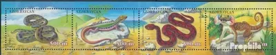Produktbild von Briefmarken Aserbaidschan 2000 Mi 484-487 Kleinbogen (kompl.Ausg.) postfrisch Einheimische Reptillien