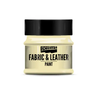 Image de PENTART Peinture pour tissu et cuir, 50 ml, ivoire