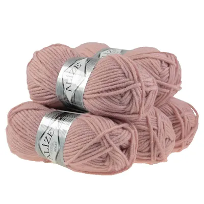 Produktbild von 500g Strickgarn Strickwolle Alize Superlana Maxi 25% Wolle, Farbwahl