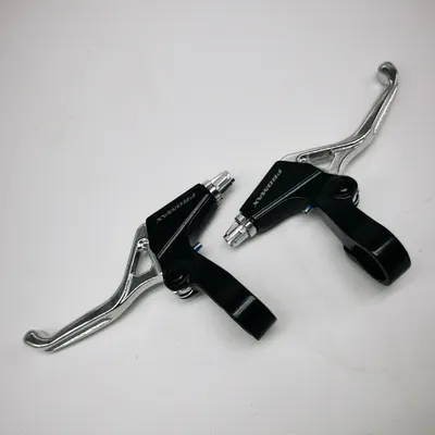 Produktbild von Promax Bremshebel Set Kinder Jugend Fahrrad BMX MTB Fahrrad Bremsgriffe Aluminium
