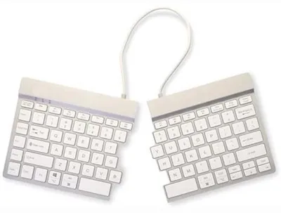 Zdjęcie produktu dla Ergonomiczna klawiatura z Bluetooth 5.0 i funkcją ładowania - układ klawiszy QWERTY (amerykański)