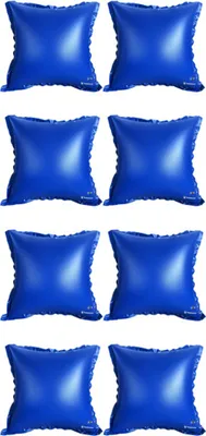 Produktbild von Veddelholzer 8 mal XXL 120 x 120 cm Luftkissen Poolkissen Winter zur Poolabdeckung. Perfektes Pool Zubehör Pool Wintermittel zur Pool Überdachung, Abdeckung im Winter und bei schlechtem Wetter