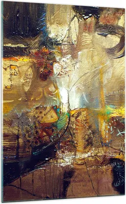 Produktbild von Bilder auf glas - Einteilig - Abstraktion modern - 70x100cm - Glasbilder - Wandbilder - Bilder - zum Aufhängen bereit - Wanddekoration aus Glas - Glas Bilder - Wandbild auf Glas - GPA70x100-3483
