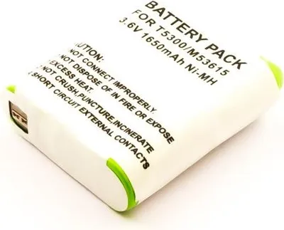 Produktbild von Akku passend für Motorola T5320, T5400, HKNN4002, NiMH, 3,6V, 1650mAh, 5,9Wh