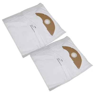 Produktbild von vhbw 10x Staubbeutel kompatibel mit Kärcher NT 22/1 Ap L, NT 22/1 Ap Te L Staubsauger - 45,2cm x 37,1cm Weiß