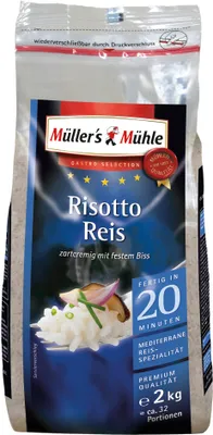 Produktbild von Müllers Mühle für Risotto zartcremig bissfest Gastro Selection 2000g