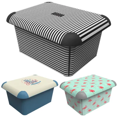 Produktbild von Aufbewahrungsbox CREATIVE 15 Liter / A4, Farbe:Flamingo
