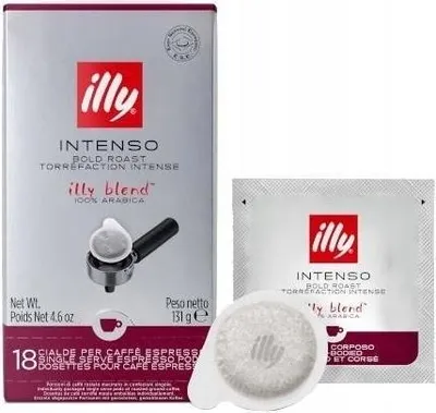 Produktbild von Illy 7999, Kaffeepad, Espresso, Dunkle Röstung, Easy Serving Espresso pod (E.S.E.), 18 Tassen, 24 Monat( e)