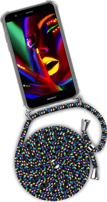 Produktbild von TWIST-Case + TWIST-Cord für Huawei P10 Lite, Farbe:Night Fever (Silber)