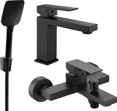Immagine prodotto di Mexen Uno R62 set da bagno, nero - 71403R62-70