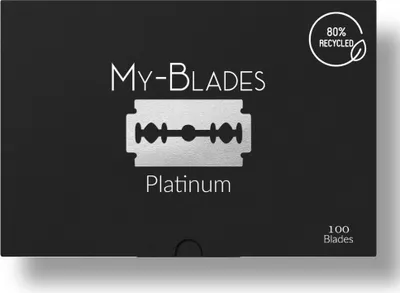 Produktbild von Platin-Rasierklingen - My-Blades - 100 Stück