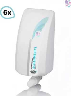 Produktbild von Schaumseife mild Lavela, 6x1-Liter Kartuschen 15.000 Anwendungen je SET : Farbe - Weiß, Verpackungseinheiten - 1 Set Farbe: Weiß Verpackungseinheiten: 1 Set