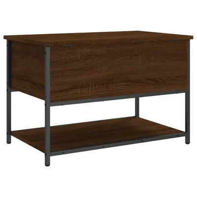 Obrázok produktu pre Úložná lavička hnedý dub 70x42,5x47 cm kompozitné drevo