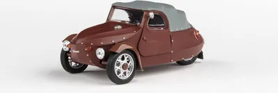 Image de Velorex 16/350 (1966) - Marron/Gris/Marron - fenêtre ABREX 1:43