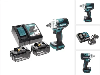 Produktbild von Makita DTW 300 RM Akku Schlagschrauber 18 V 330 Nm 1/2" Brushless + 2x Akku 4,0 Ah + Ladegerät