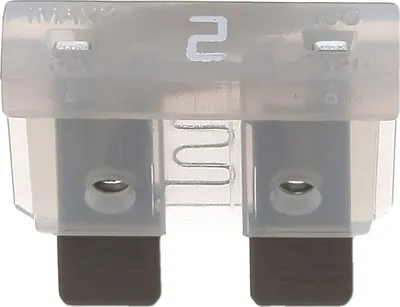 Flachsicherung 2 A grau – Standard-Flachsicherung