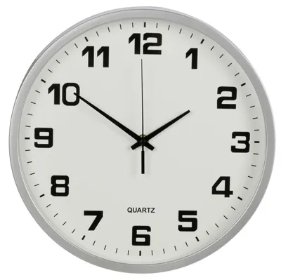 Produktbild von Wanduhr 30cm Küchenuhr Wohnzimmeruhr Baduhr Uhr Quarz Quartz Uhrwerk Bahnhofsuhr