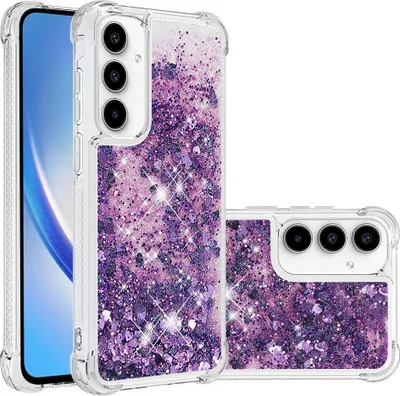 Produktbild von Samsung Galaxy A56 Hülle - Coverup Liquid Glitzer Back Cover - Violett
