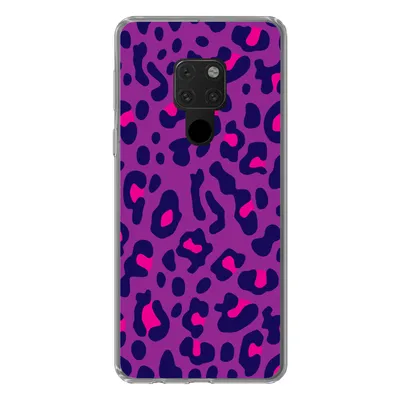 Produktbild von MuchoWow® Handyhülle Schutzhülle Hülle für Huawei P40 Lite Pantherdruck - Lila - Rosa Silikon Softcase Handy Hülle - Handy