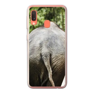 Produktbild von MuchoWow® Handyhülle Schutzhülle Hülle für Samsung Galaxy A20e Elefant - Tiere - Grau - Natur Silikon Softcase Handy Hülle - Abdeckung