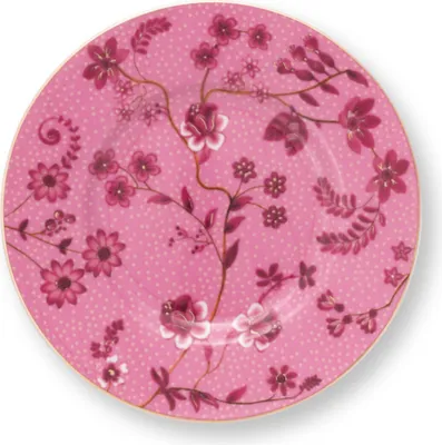 Produktbild von PIP STUDIO Jolie Petit Four Flowers Pink Brotteller 12cm