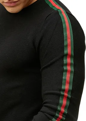 Produktbild von Red Bridge Herren Strickpullover Luxury Line Pullover Schwarz XL