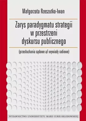 Imagen del producto de Zarys paradygmatu strategii w przestrzeni publicznej
