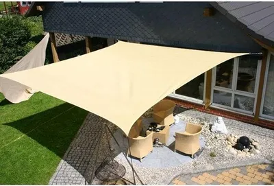 Immagine prodotto di EDUPLAY 160070 Tenda di protezione solare, 6x4m, rettangolo, beige