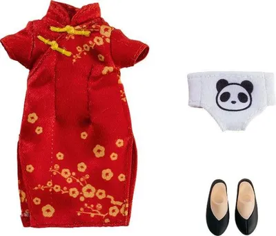 Produktbild von Original Character Zubehör-Set für Nendoroid Doll Actionfiguren Outfit Set: Chinese Dress (Red)