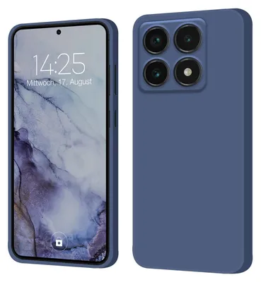 Produktbild von Hülle für Xiaomi 14T Case Cover Bumper Smartphone Softgrip Schutzhülle Farbe: Lavendelblau