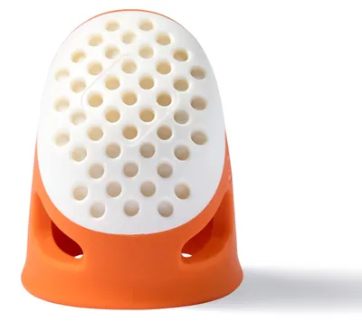 Produktbild von Prym Fingerhut Ergonomics S, Nachfüllung für Display, orange