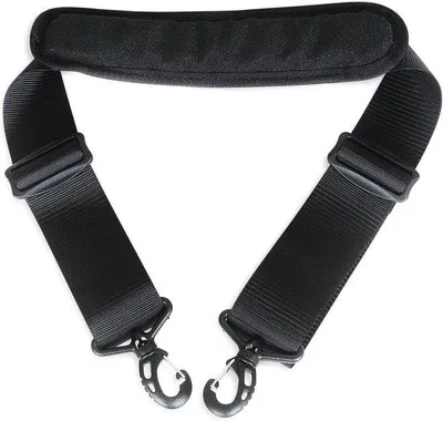 Produktbild von Famanu Tragegurt 50 mm breit - schwarz - Länge 1,20 m - verstellbar - robust und bequem für Taschen oder Gepäck