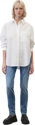 Produktbild von Marc O'Polo Marc O'Polo Blouse, long sleeve, kent collar, p weiß weiß 2081-10-04276
