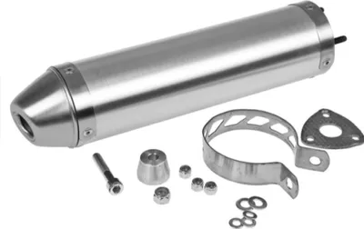 Image de Giannelli pot d'échappement en aluminium avec ABE compatible avec Yamaha