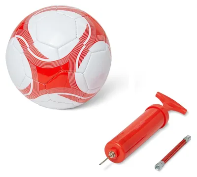 Produktbild von A. Basics Fußball Größe 3 mit Pumpe – Trainingsball, strapazierfähige PVC-Konstr