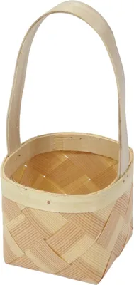 Immagine prodotto di Cestino di legno di pino Cestino di vimini per la Pasqua