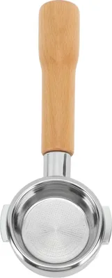 Image de 58 mm Café sans fond -Portafiltre monocouche -Aluminium -Machine d'alliage Filtre f��r Expsobe C1 -Hêtre