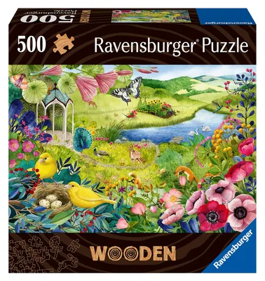 Obrázok produktu pre Ravensburger Drevené puzzle Divoká záhrada (505 dielikov) - Ravensburger Spieleverlag 17513 - (drevené puzzle / až 2 000 dielikov)