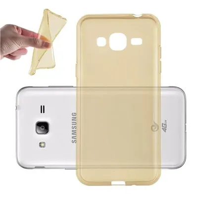 Zdjęcie produktu dla Etui Cadorabo do Samsung Galaxy J3 2016 w kolorze żółtym Etui ochronne z silikonu TPU