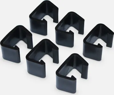 Produktbild von sweeek - 6er-Set Verbindungsstücke für Gartenlounge - Schwarz