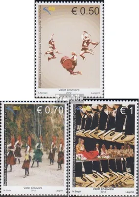 Produktbild von Briefmarken Kosovo 2012 Mi 234-236 (kompl.Ausg.) gestempelt Volkstänze